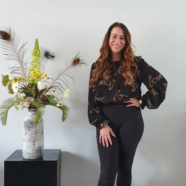 Top met Love Print
