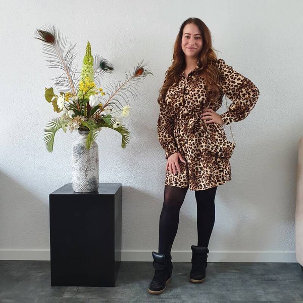 Luipaard Jurkje incl. Bijpassend Tasje