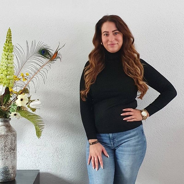 Koltrui Zwart met Rib-Patroon
