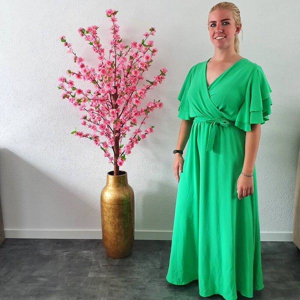 Lange Zomerjurk Groen