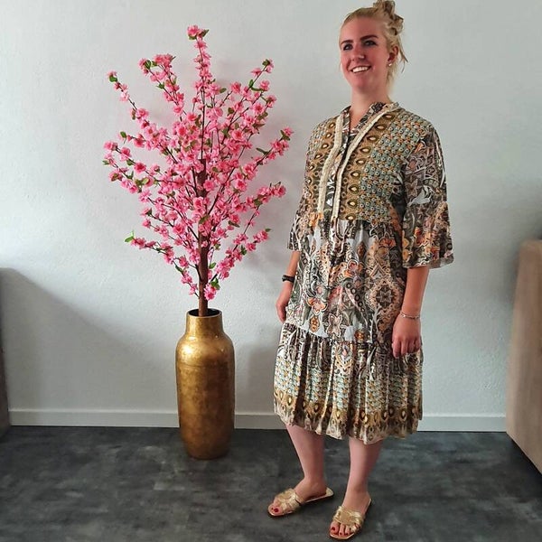 Jurk Firenze Iris Groen