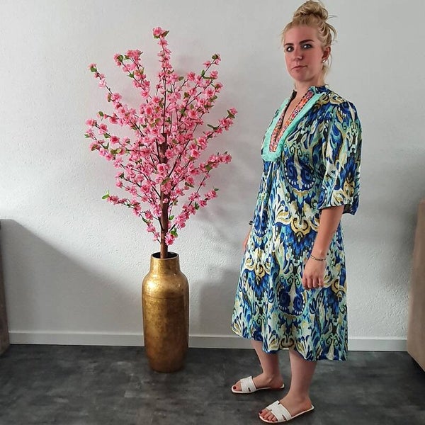 Jurk Blu Royal Ibiza