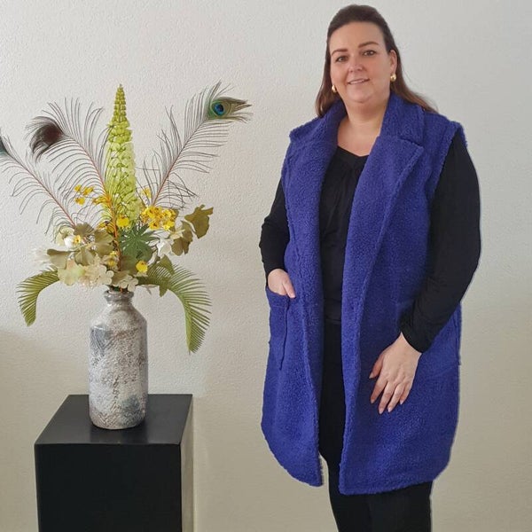 Teddy Bodywarmer Paars