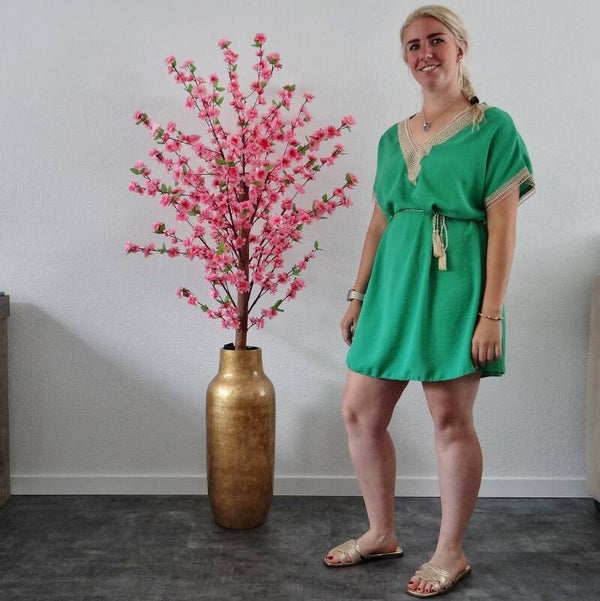 Zomertuniek Lichtgroen V-Hals