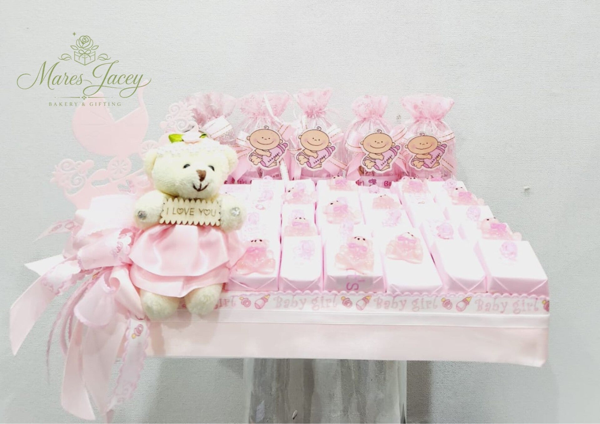 Baby Girl Celebration Tray