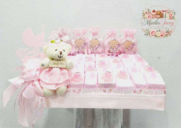 Baby Girl Celebration Tray