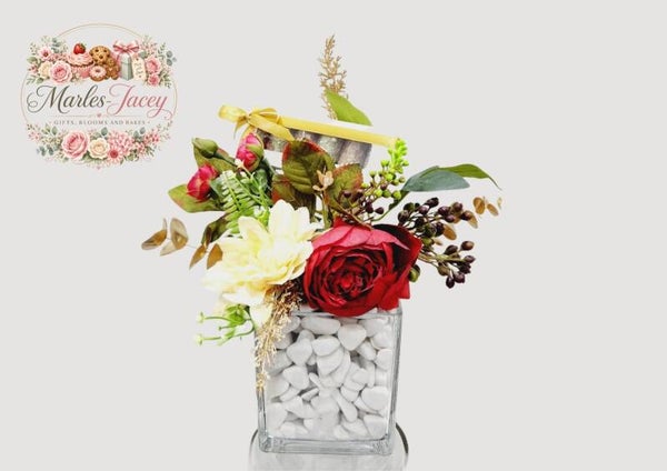 Romantic Floral Candy Jar