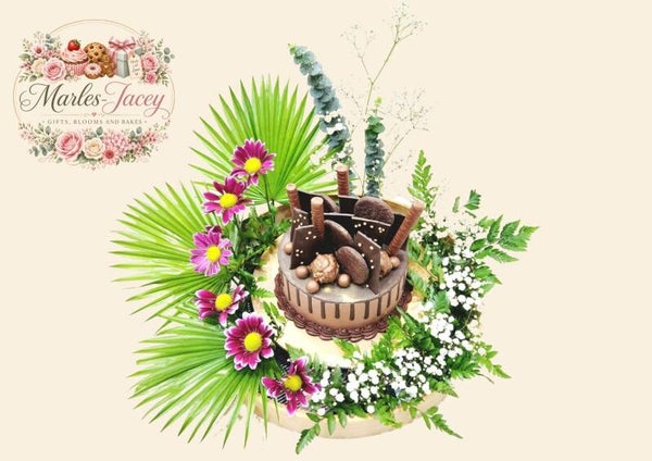 Chocolate Celebration Cake Arrangement