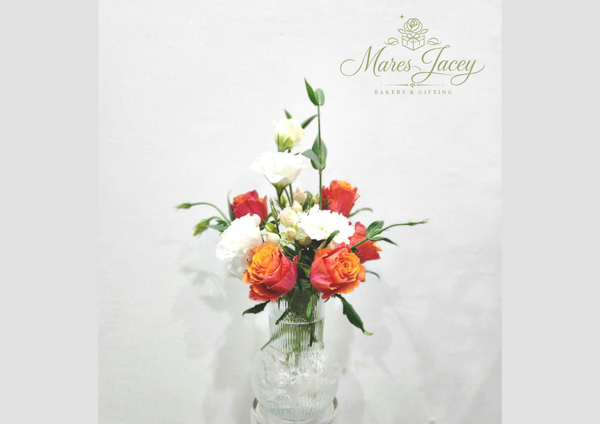 Sunset Bloom Vase Arrangement