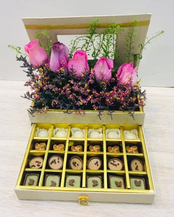 Floral Chocolate Drawer Collection