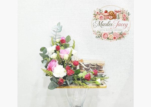 Floral Dessert Gift Tray