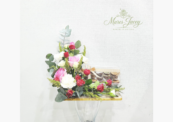 Floral Dessert Gift Tray