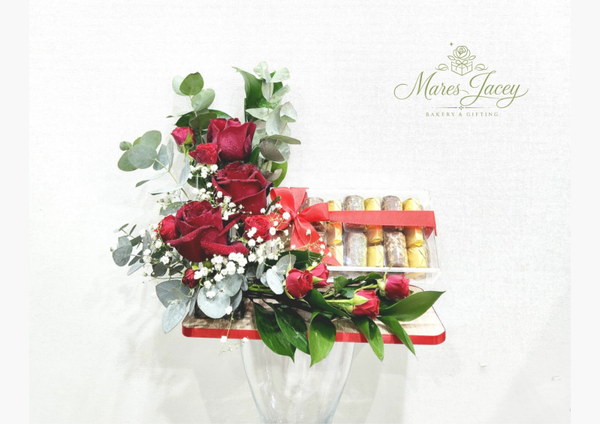 Romantic Red Rose Gift Tray