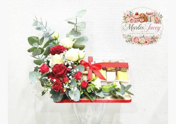 Floral Dessert Gift Tray