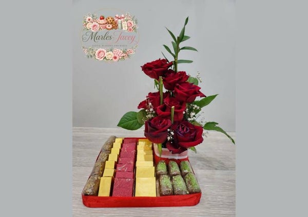 Rose & Chocolate Luxury Tray