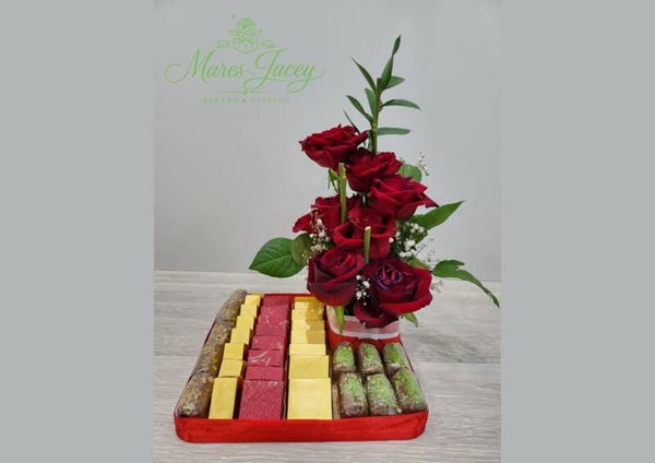 Rose & Chocolate Luxury Tray