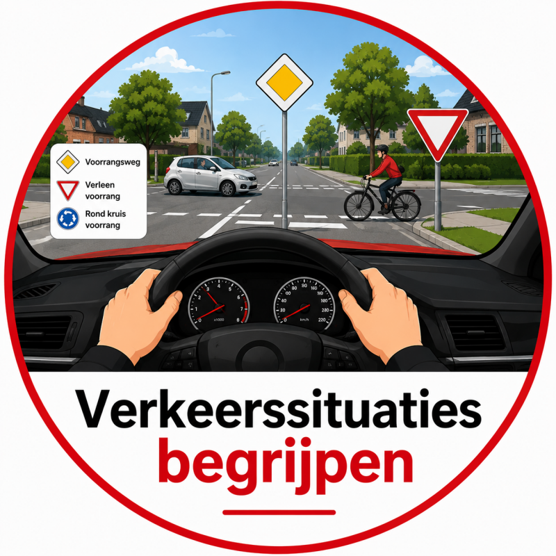 Verkeerssituaties begrijpen tijdens het autorijden