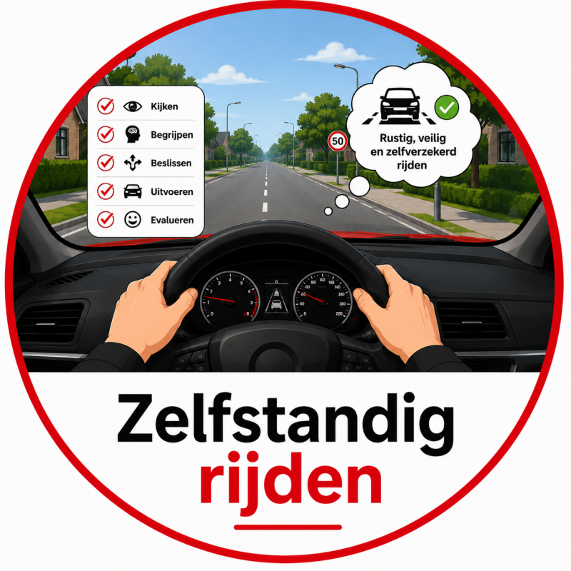 Zelfstandig leren autorijden