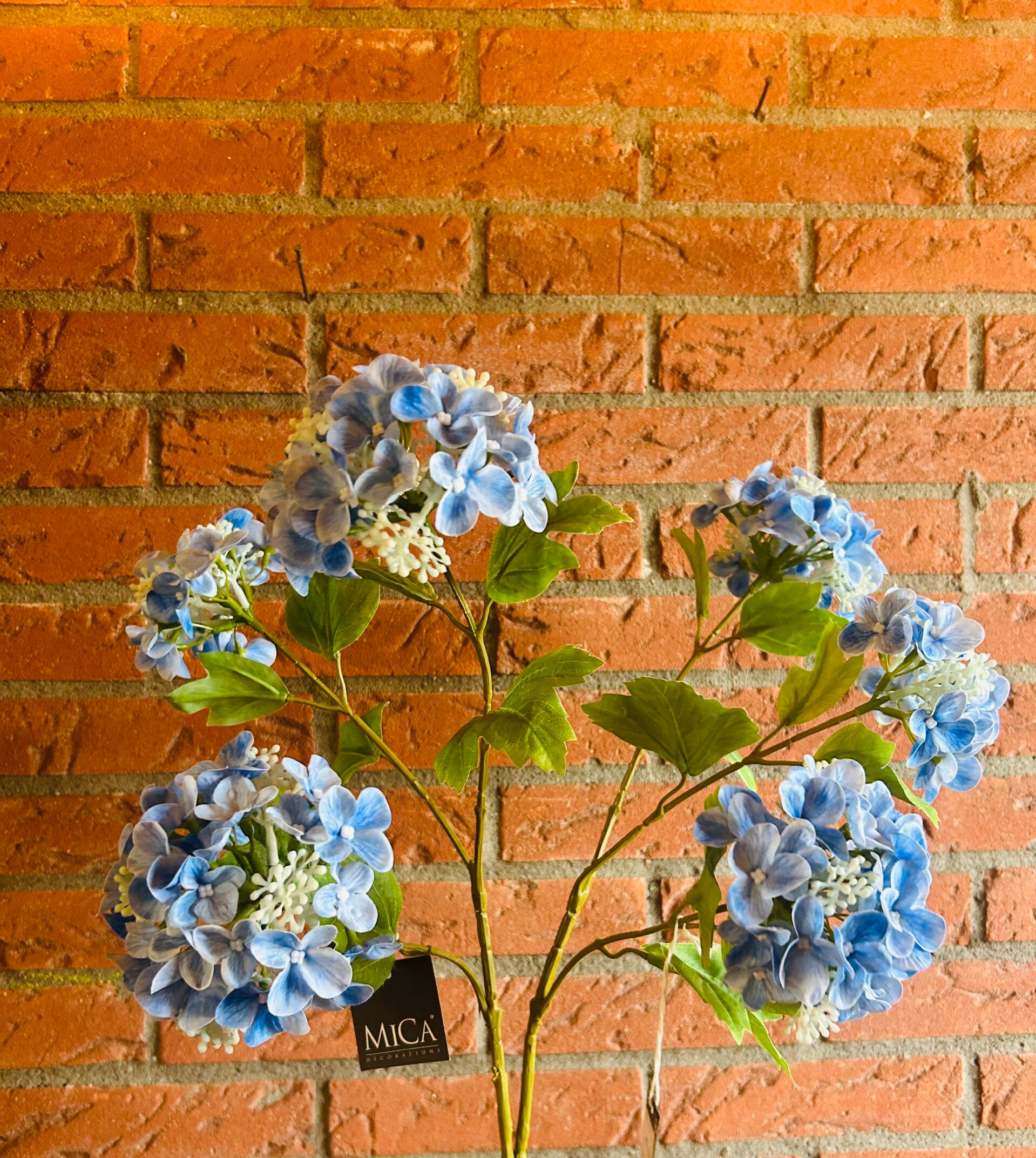 Hortensia real touch blauw