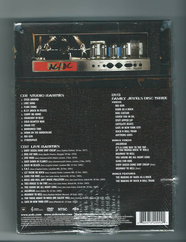 AC/DC ‎– Backtracks 2cd + dvd Boxset | BigBadWolfRecords