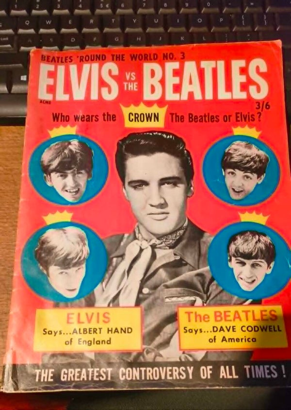 ELVIS vs BEATLES 3/6 Fan Mag