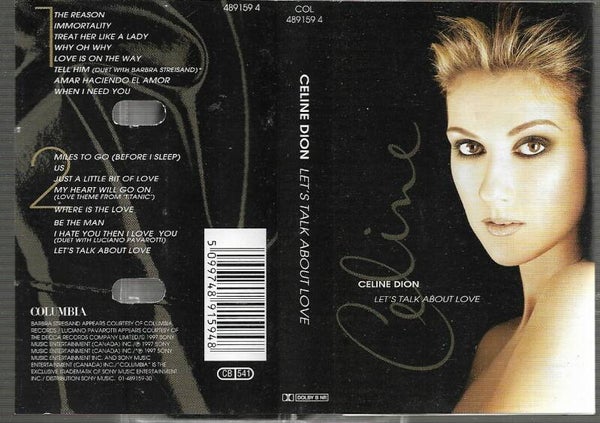 Celine Dion ‎– Let's Talk About Love