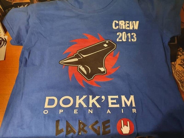 DOKK'EM Open Air 2013 Crew Girly T-Shirt  XL
