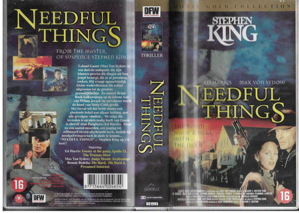 Needful Things  Stephen King's   VHS