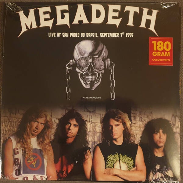 Megadeth – Live At San Paolo Do Brasil WHITE vinyl