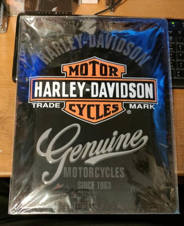 Harley Davidson A3 Metal Sign