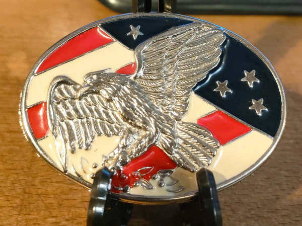 USA flag Eagle buckle