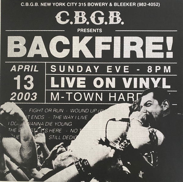 Backfire! ‎– Live At CBGB's