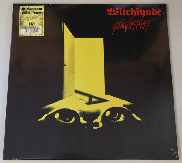 Witchfynde ‎– Stagefright Yellow w/ Black Splatter
