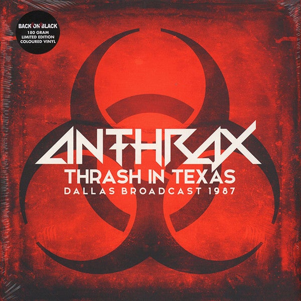 Anthrax – Thrash In Texas - Dallas Broadcast 1987