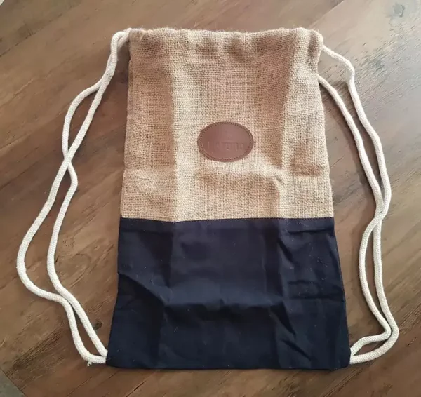 CORONA BEER JUTE COTTON BACKPACK BAG