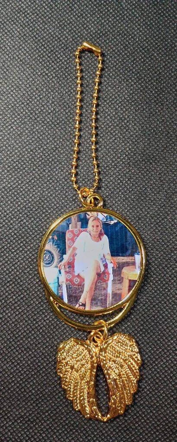 Memorial Wings Keychain