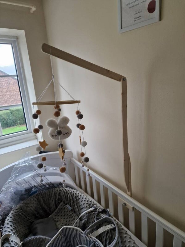 Wooden Mount for Mobile Hanging