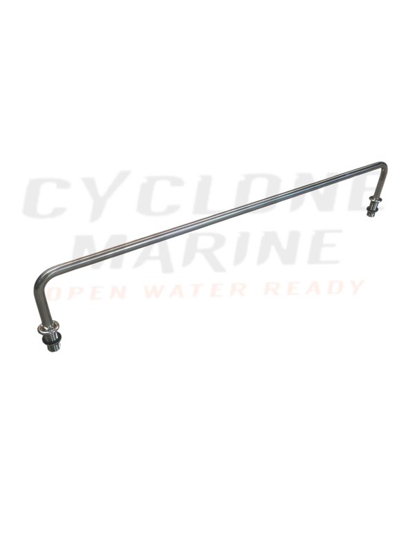 Rear Boat Rail - Customizable Length