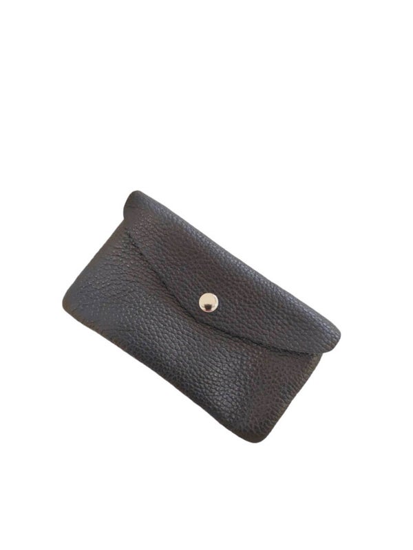 Porte-monnaie cuir NOIR