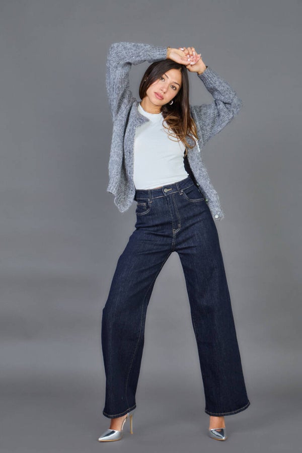 Jeans Wide (délavé) -
