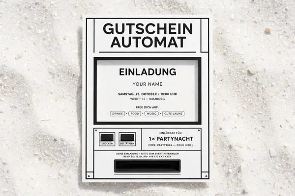 The little Gift - Einladung Spielautomaten