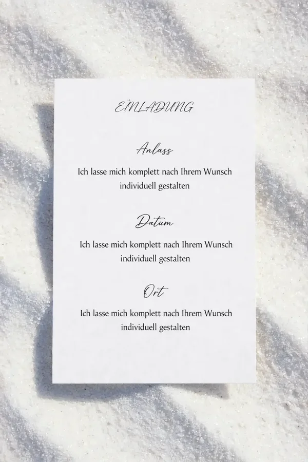 The litte Event - Einladung individualisierbar