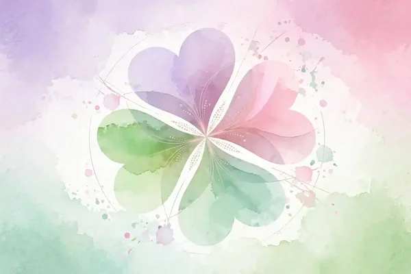 The litte Card - Glück in Pastell