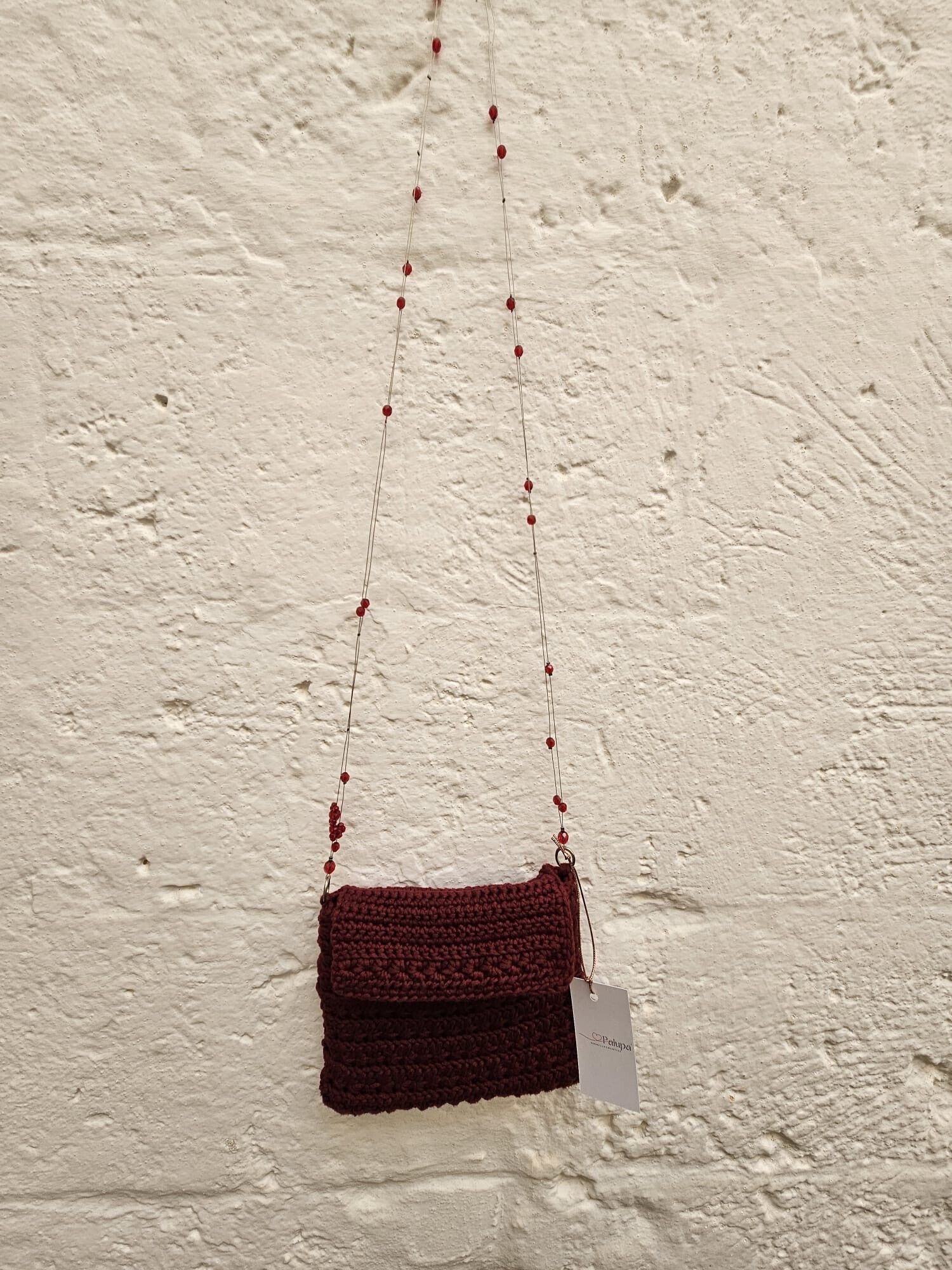 Tracollina gioiello bordeaux