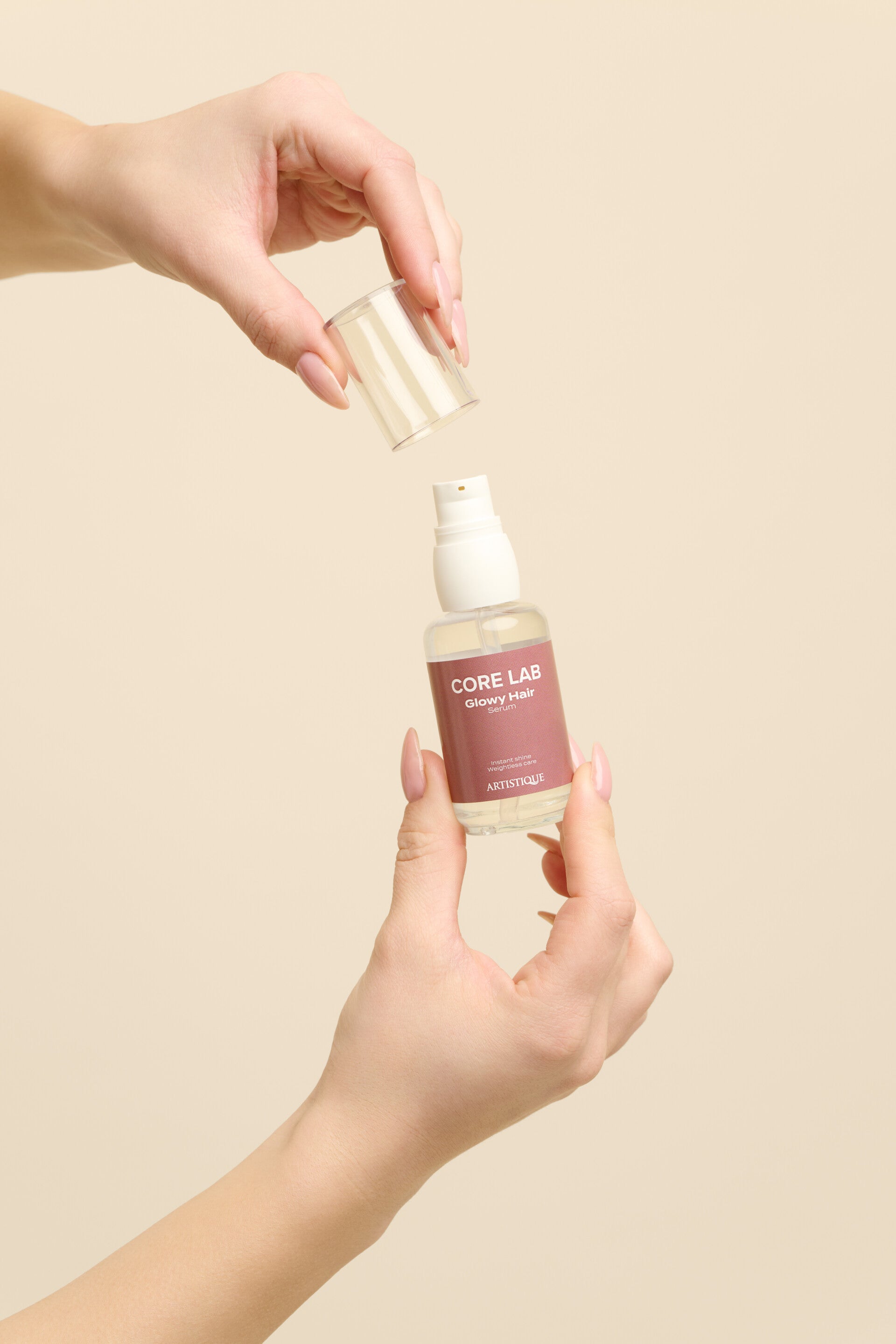 Glowy hair serum