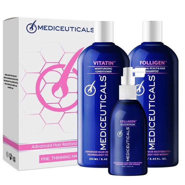 Mediceuticals Advanced Hair Restoration Kit for Woman - Fine
