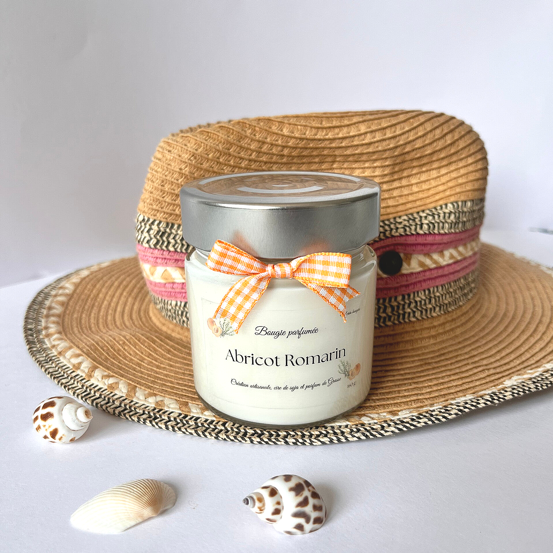 Bougie parfumée "Abricot Romarin"