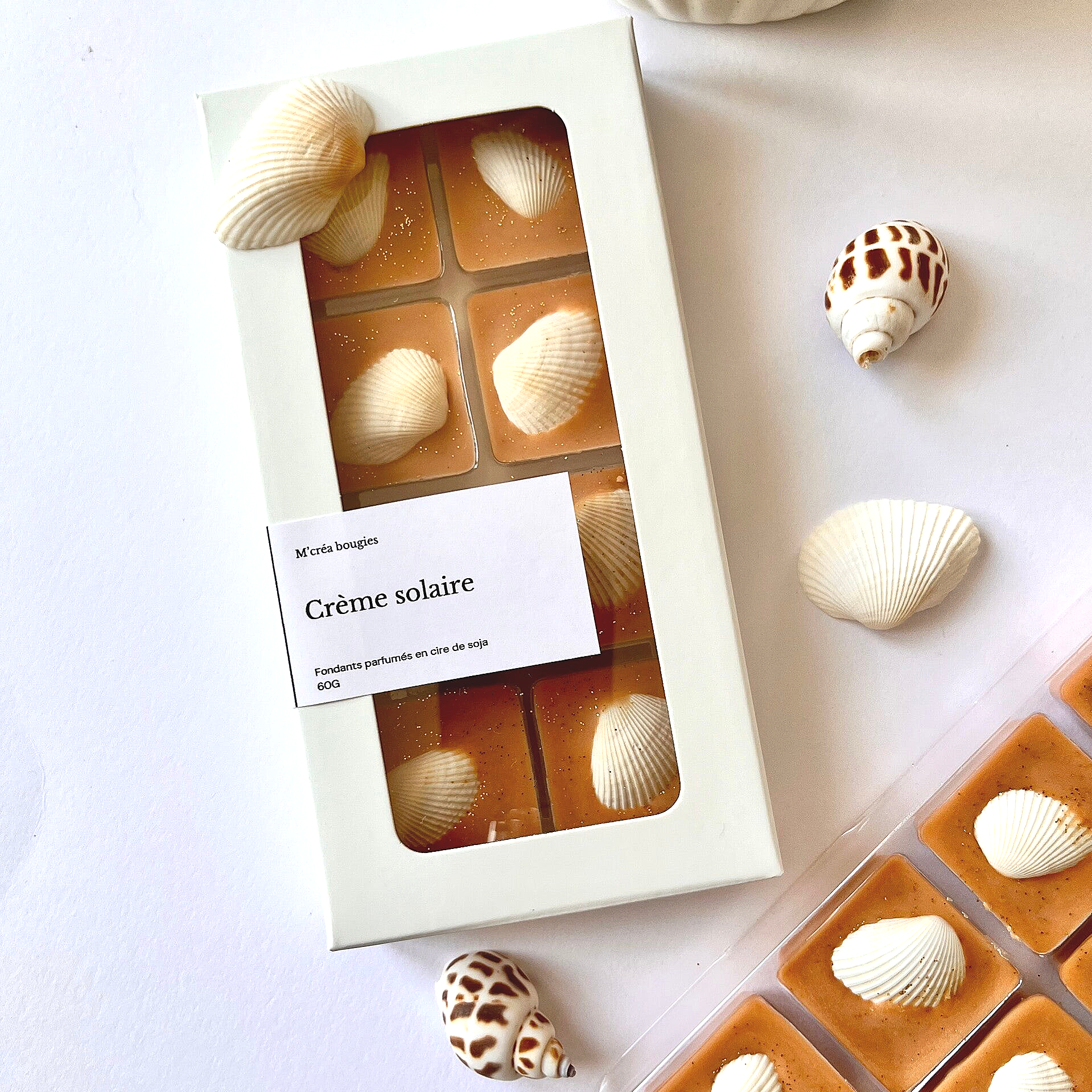 Tablette parfumée "Crème solaire"
