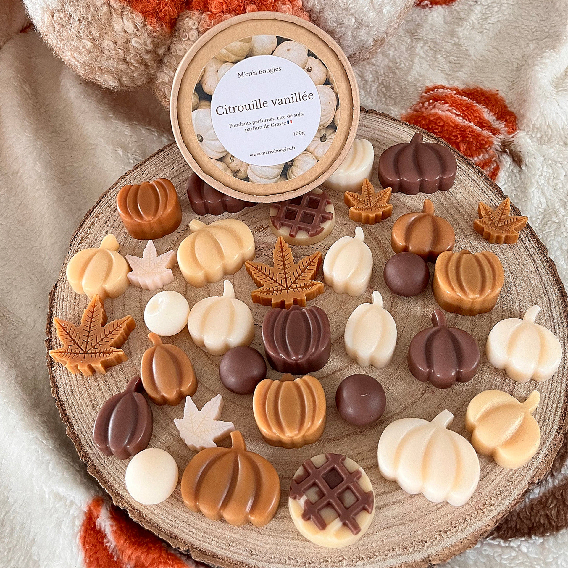 Fondants parfumés "Citrouille vanillée"