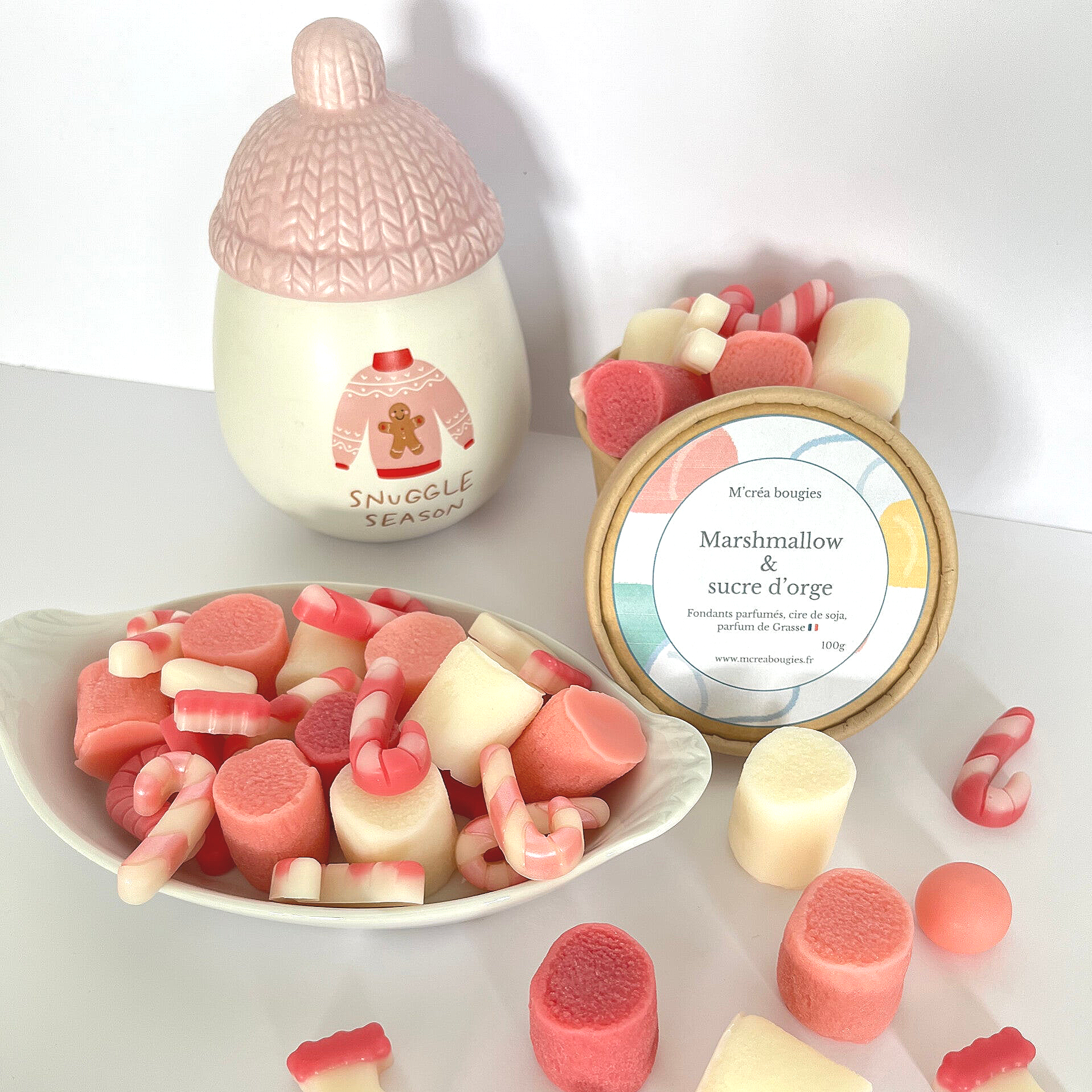 Fondants parfumés "Marshmallow & Sucre d'orge"